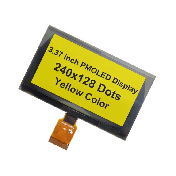 3.37inch Yellow Color PMOLED Display 240*128 SSD1322 Parallel Serial ...